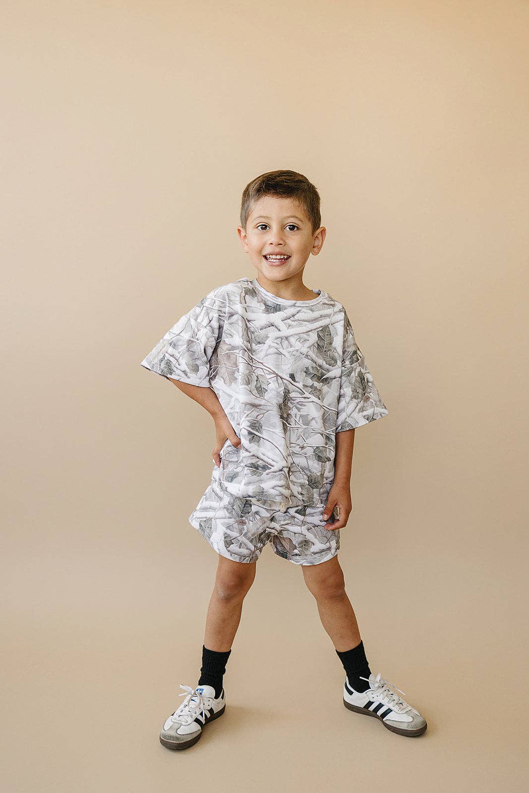 Kid’s Camo Short Set