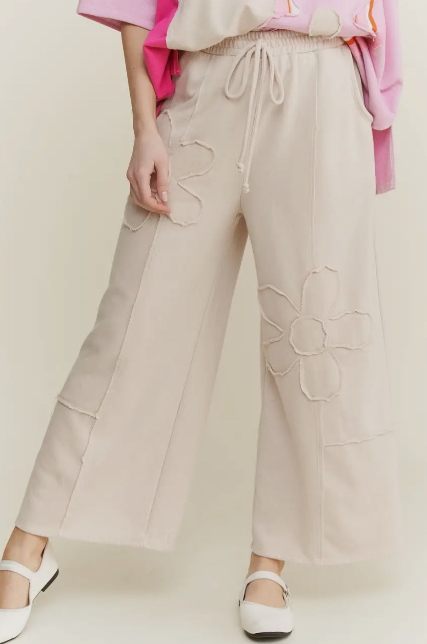Flower Power Washed Pants