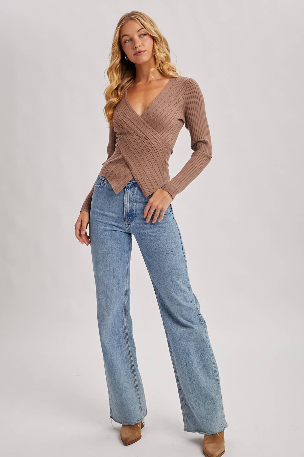 So Sophisticated Wrap Top