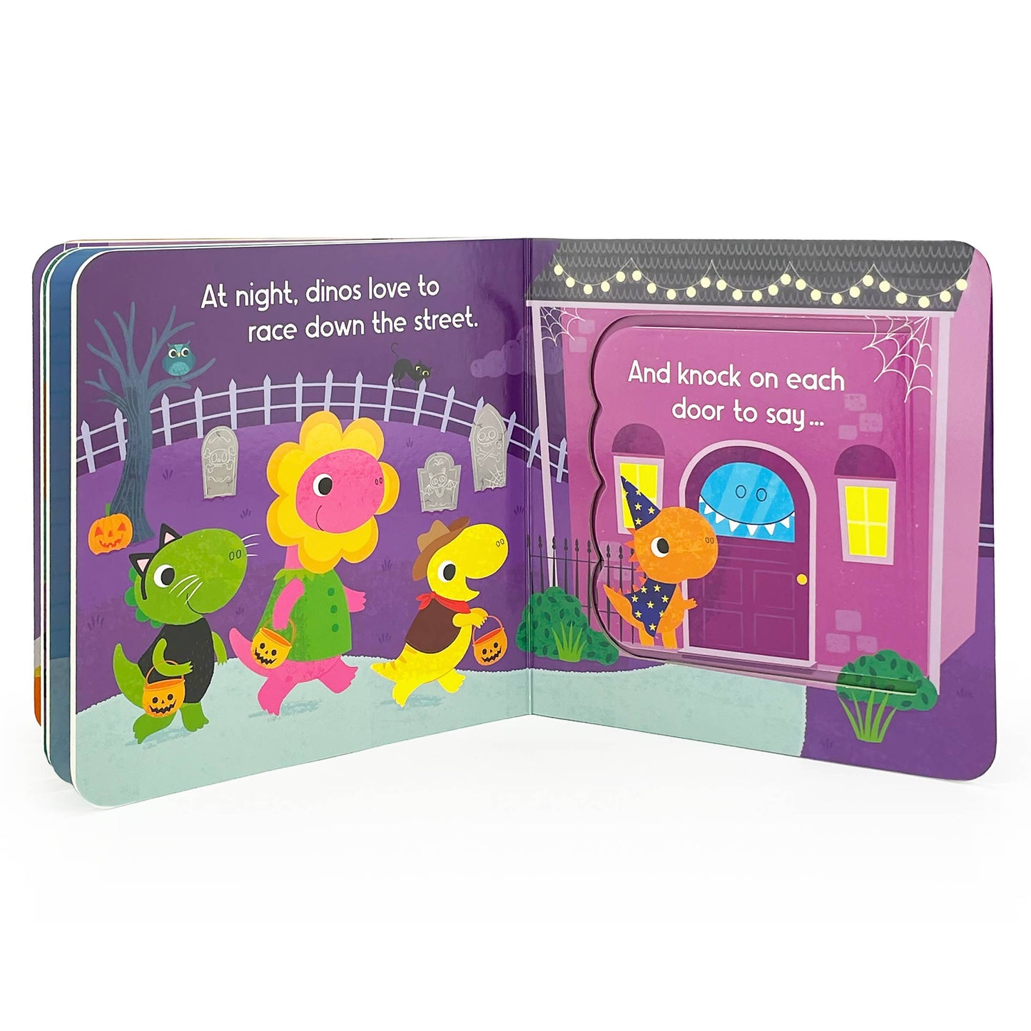 Dinos Love Halloween Lift-a-Flap Board Book