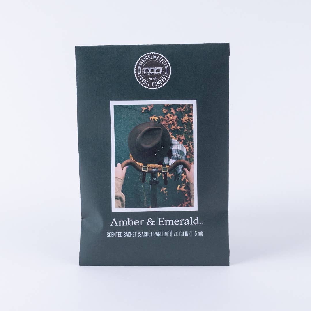 Amber & Emerald Sachet