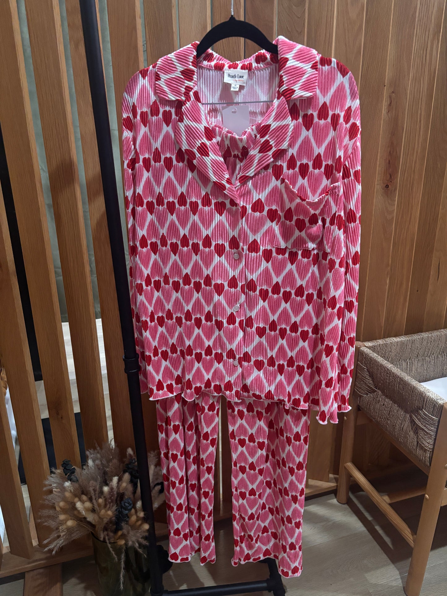 Oh My Hearts Ribbed Lounge Set