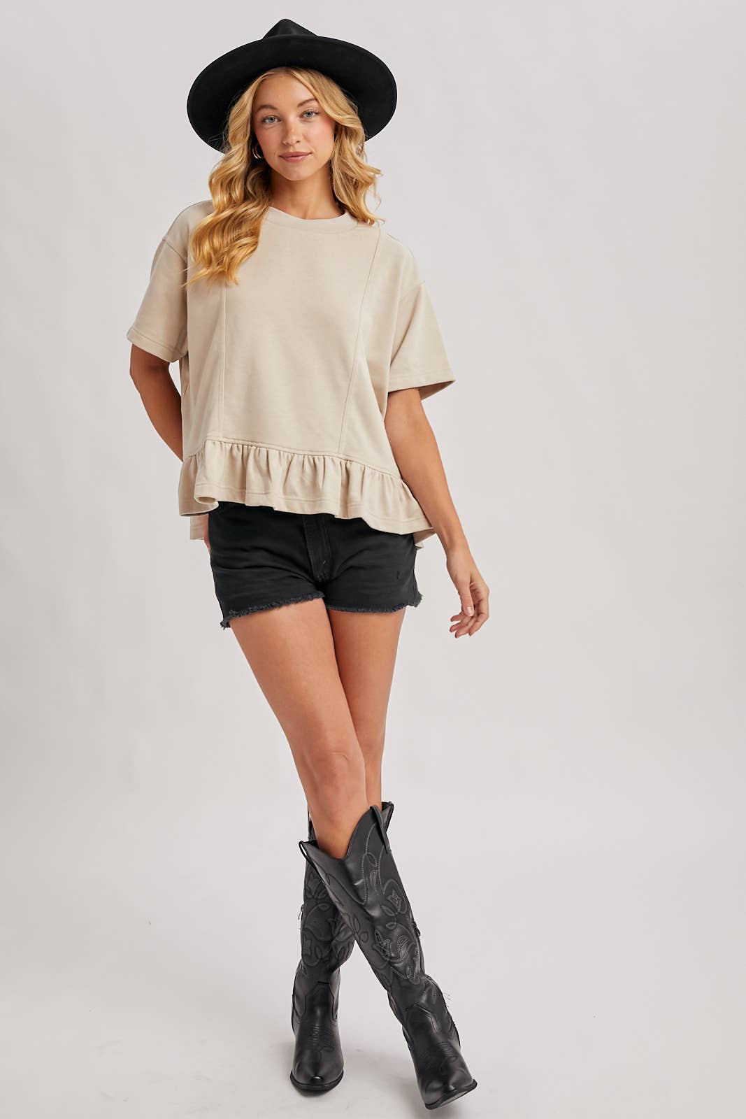 Peplum Chic Top