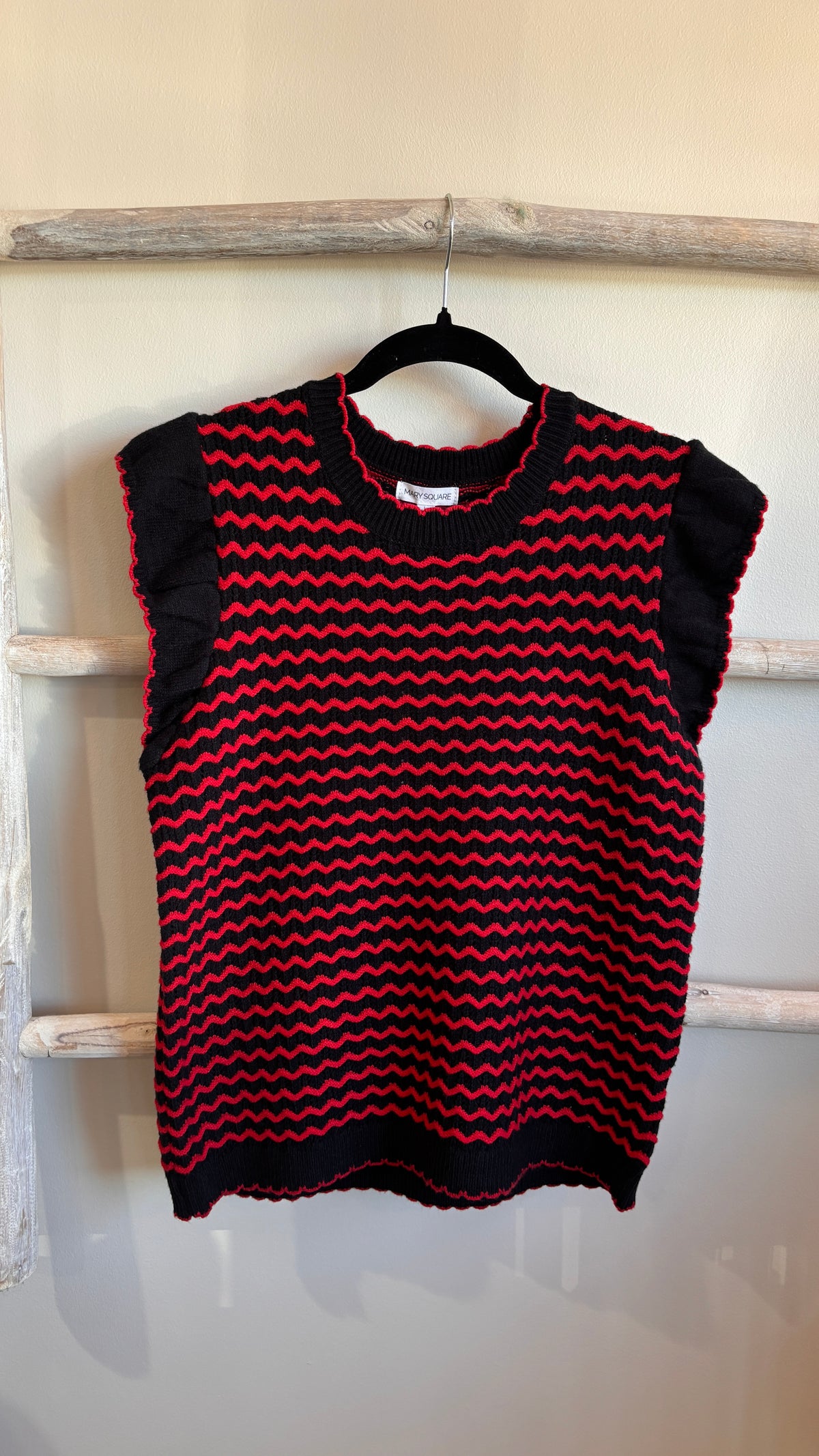 Oakley Wave Sweater - Red/Black