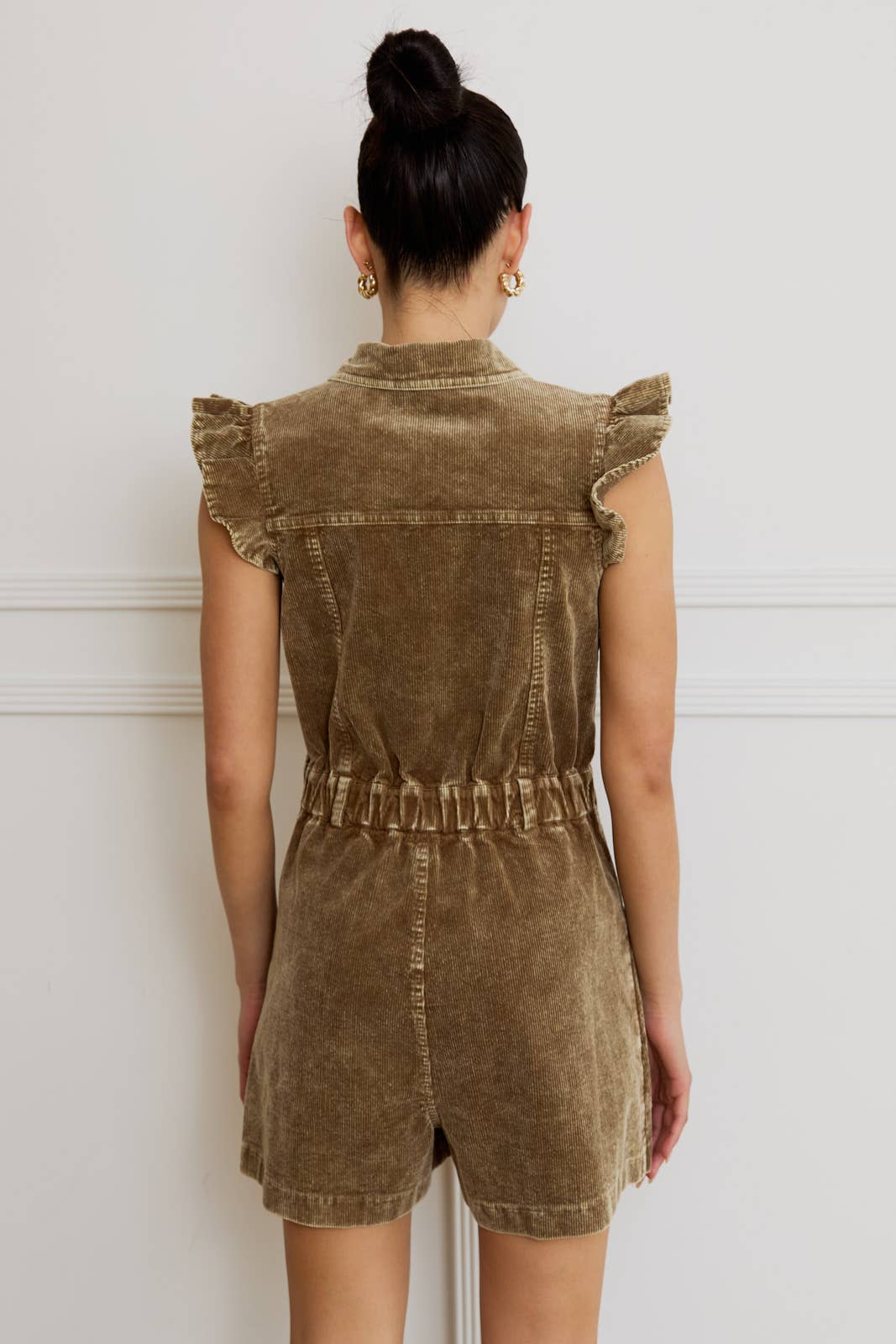 Fall For Me Corduroy Skort Romper
