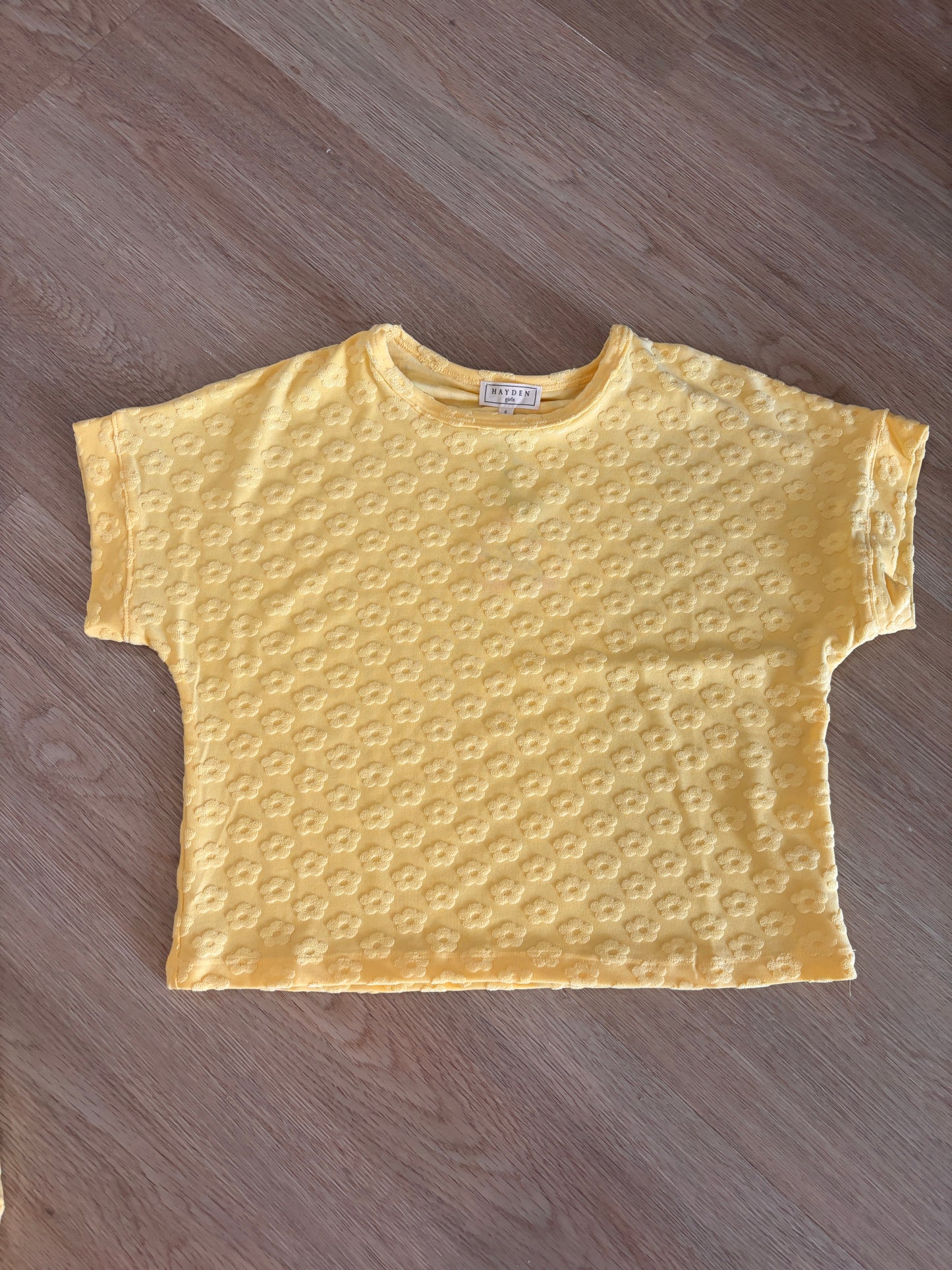 Girls Flower Power Knit Top