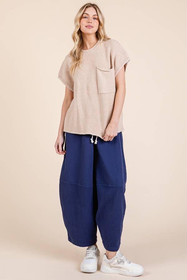 Stitch Edge Knit Sweater