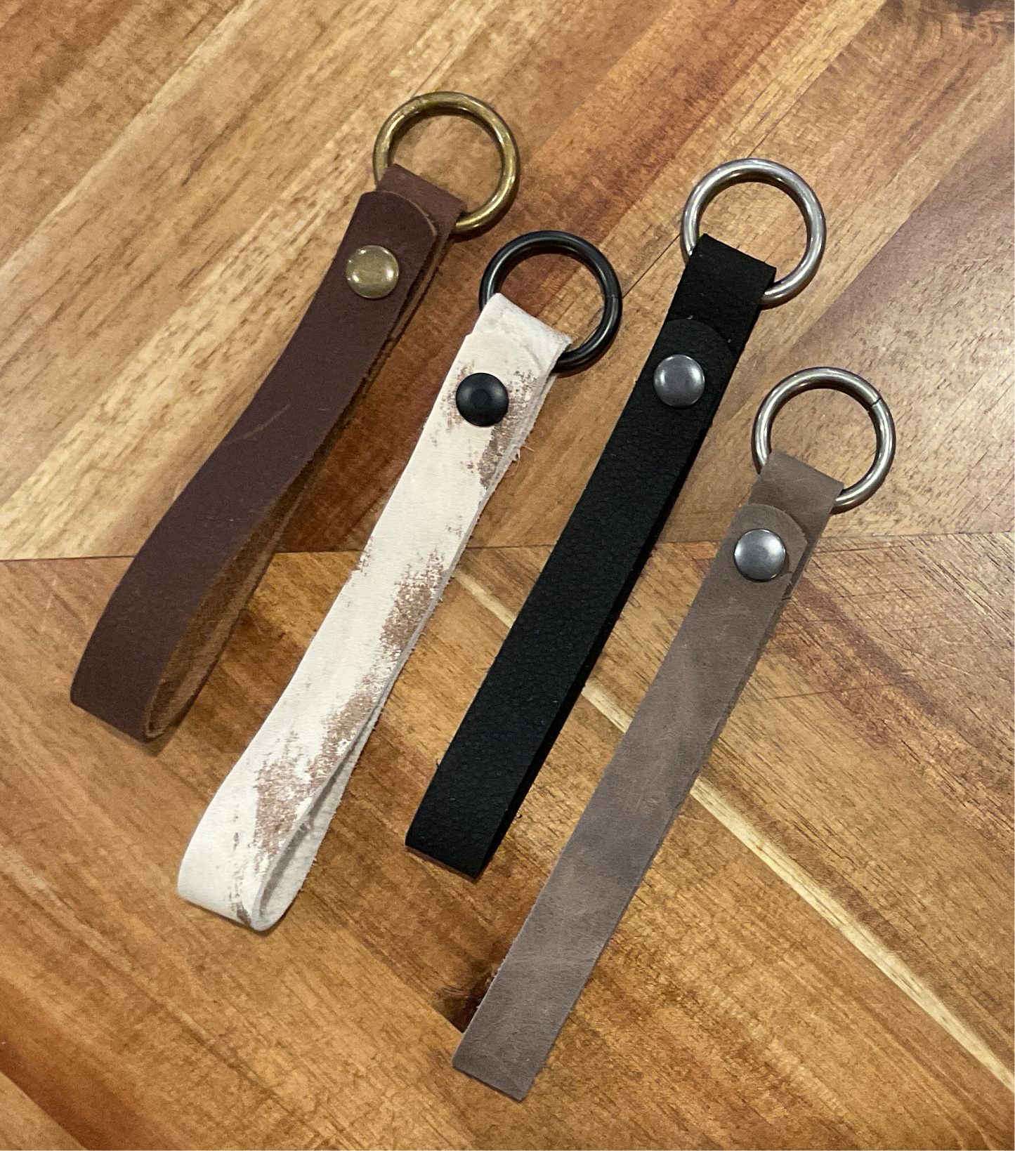 Handcrafted Leather Keychain