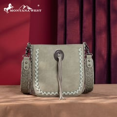 Montana West Western Concho Crossbody