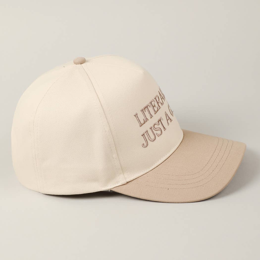 Literally Just A Girl Embroidery Hat