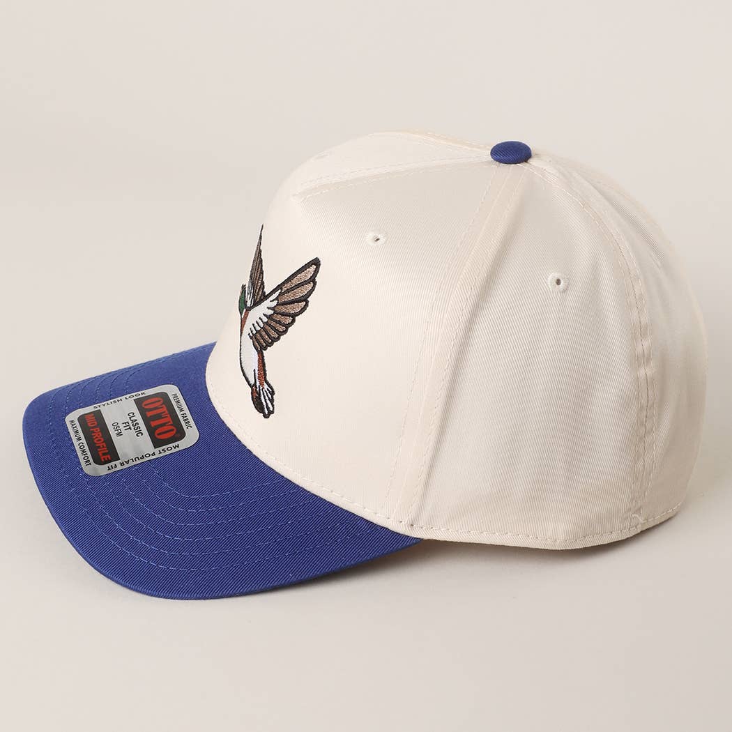 Flying Mallard Embroidered Hat