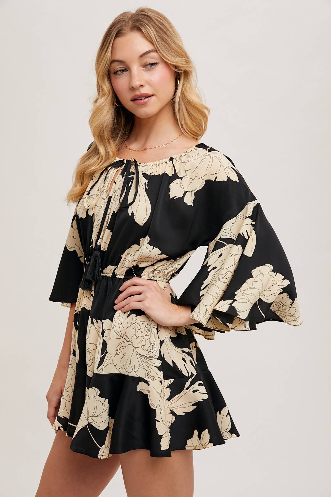 Ivory Petal Romper