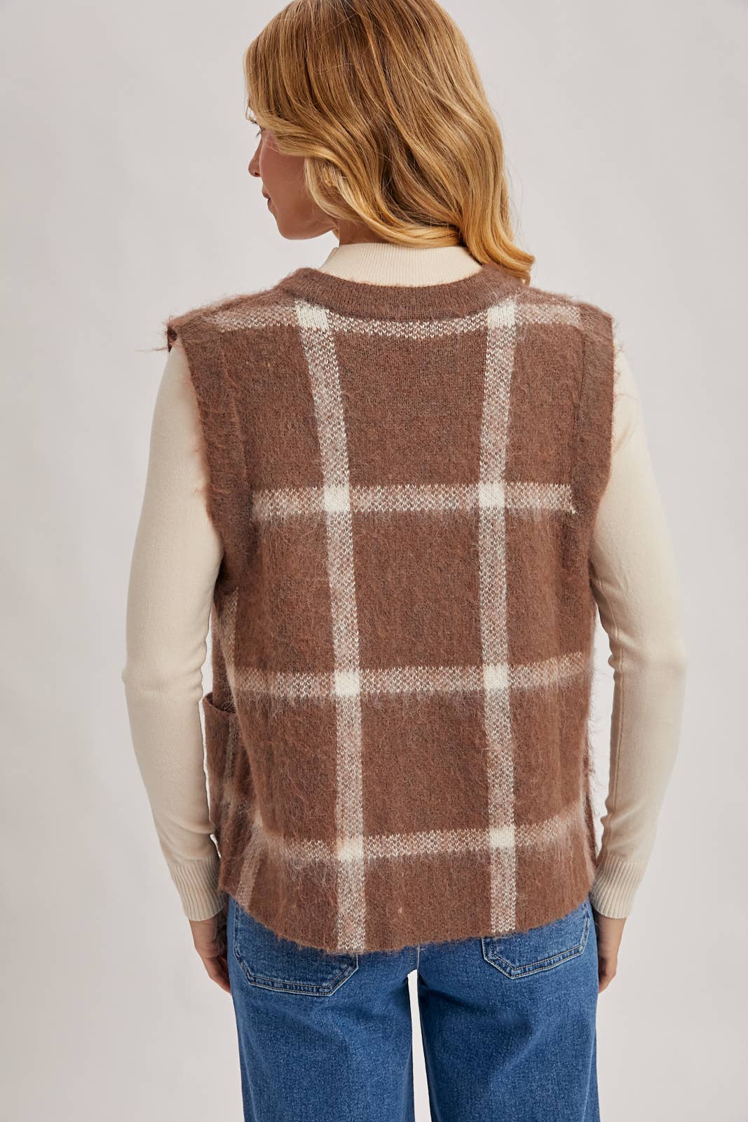 Fall In Love Fuzzy Knit Vest