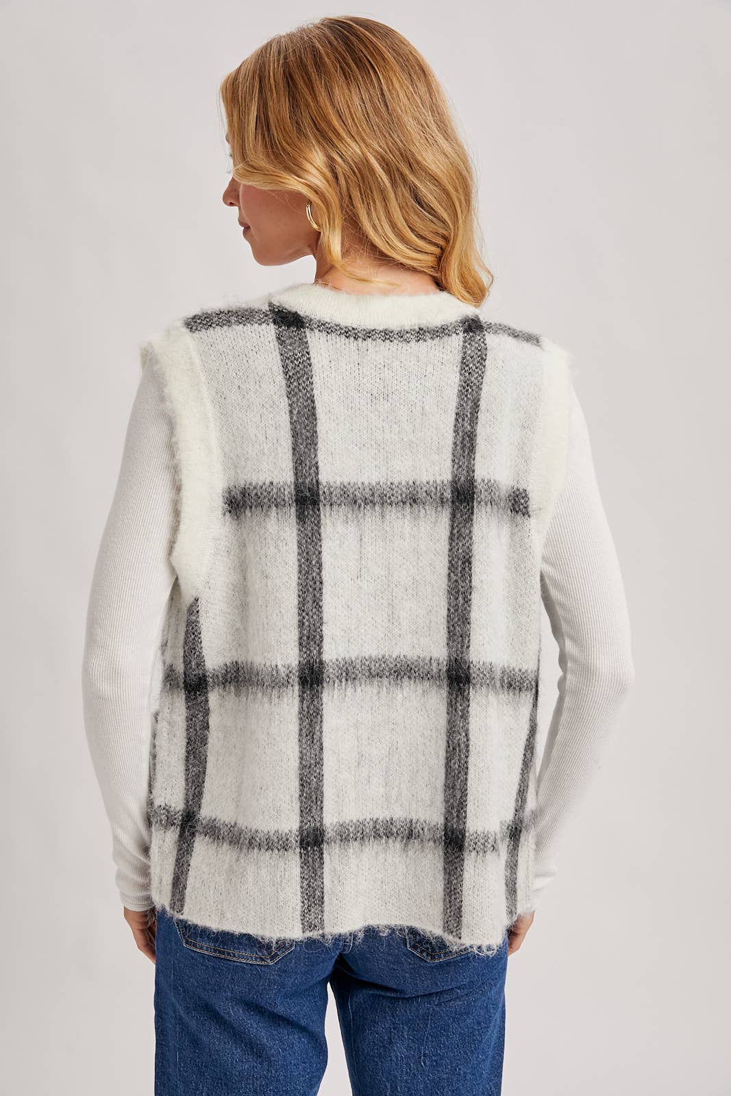 Fall In Love Fuzzy Knit Vest