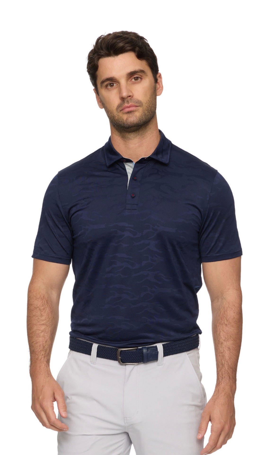 Arcadia Camo Performance Shirt - Navy