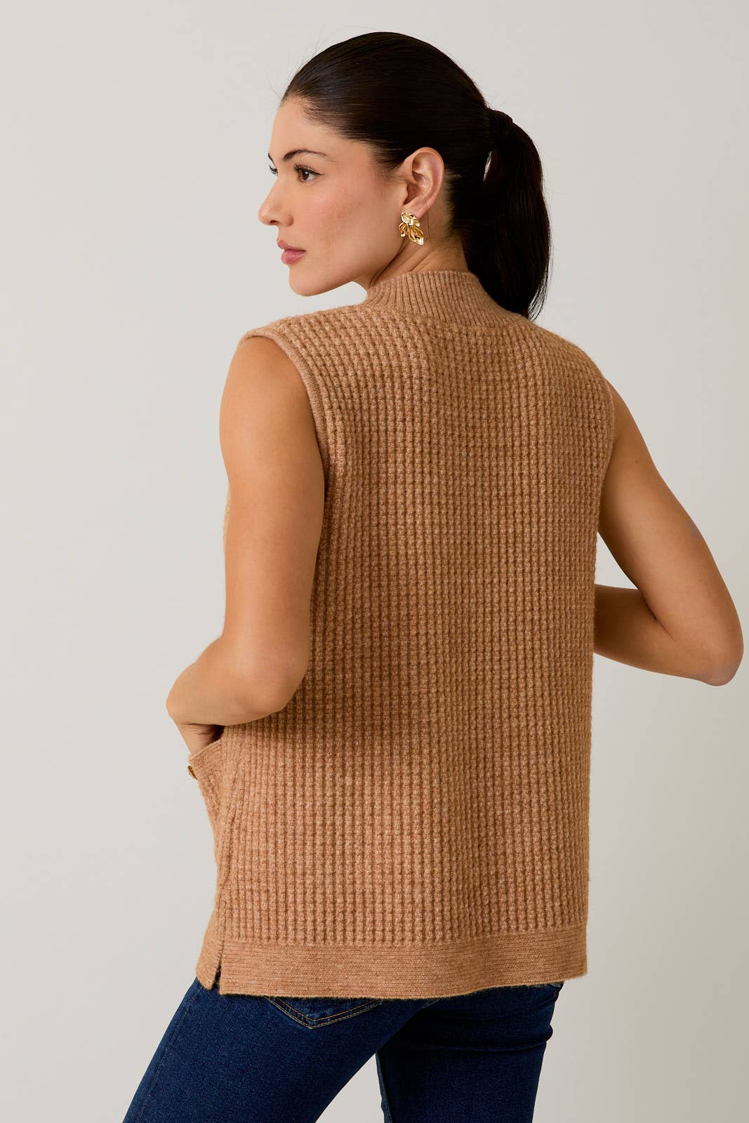 Stay Elevated Mock Neck Vest