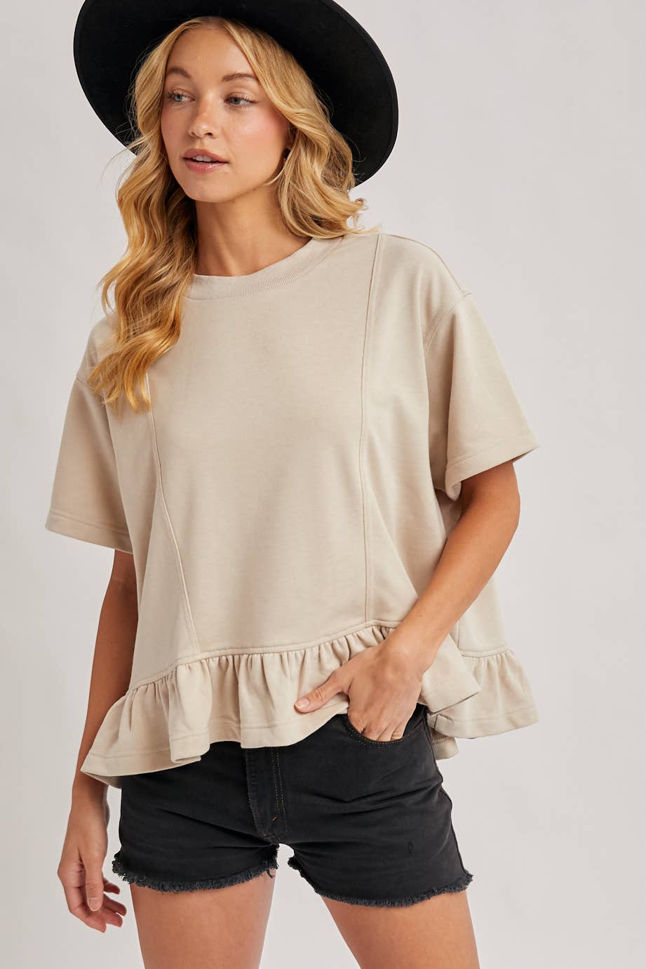 Peplum Chic Top