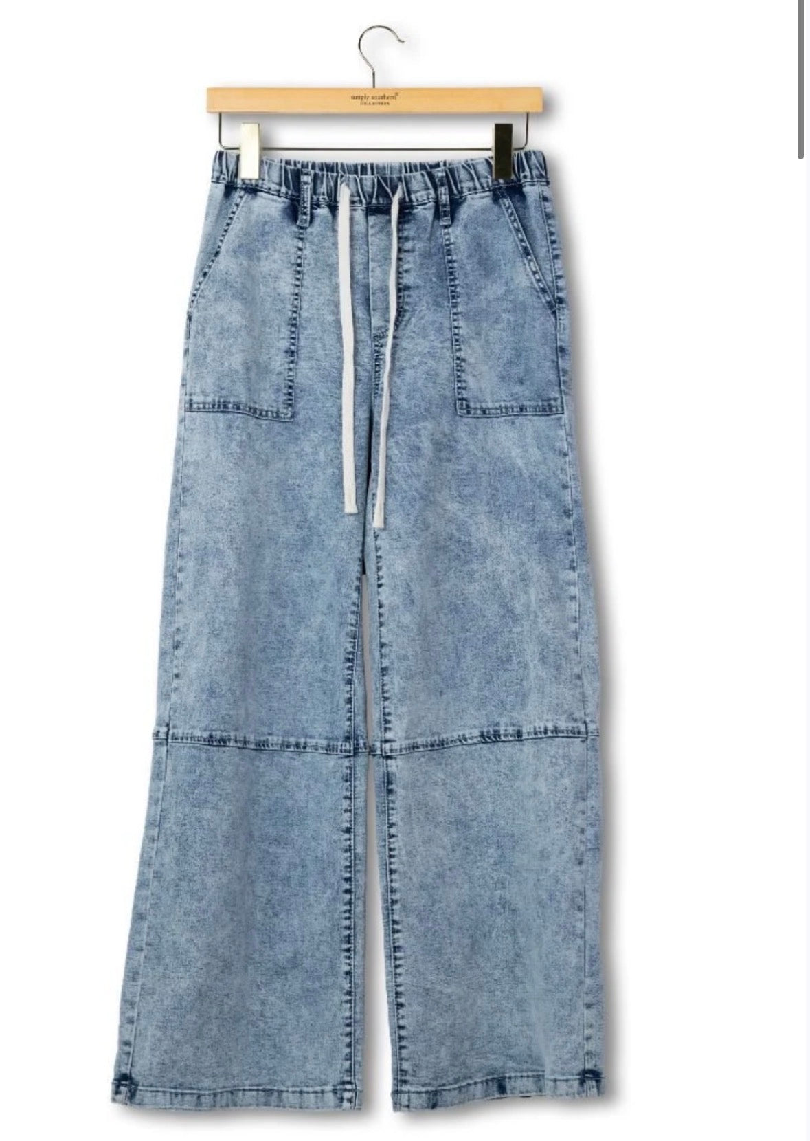 Acid Wash Utility Pant
