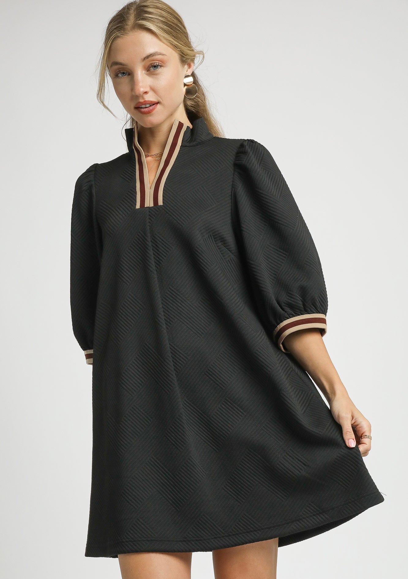 Pretty in Pleats Textured Dress