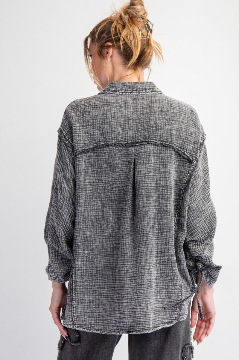 Carey Gauze Top - Plus