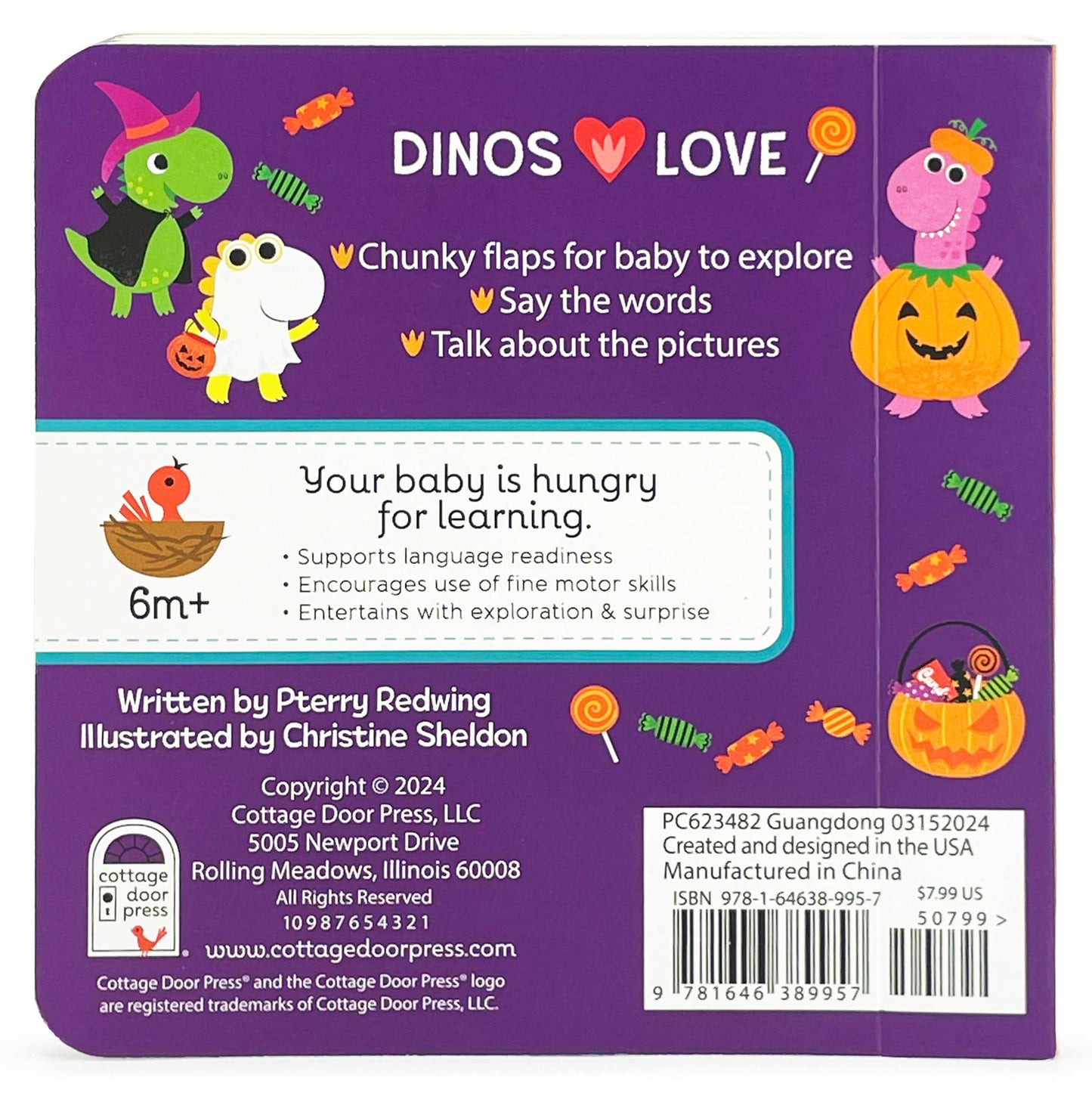 Dinos Love Halloween Lift-a-Flap Board Book