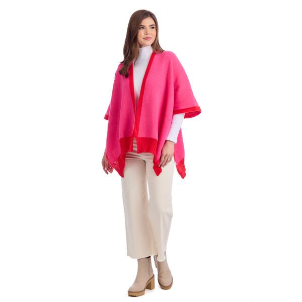 Brigham Reversible Blanket Poncho
