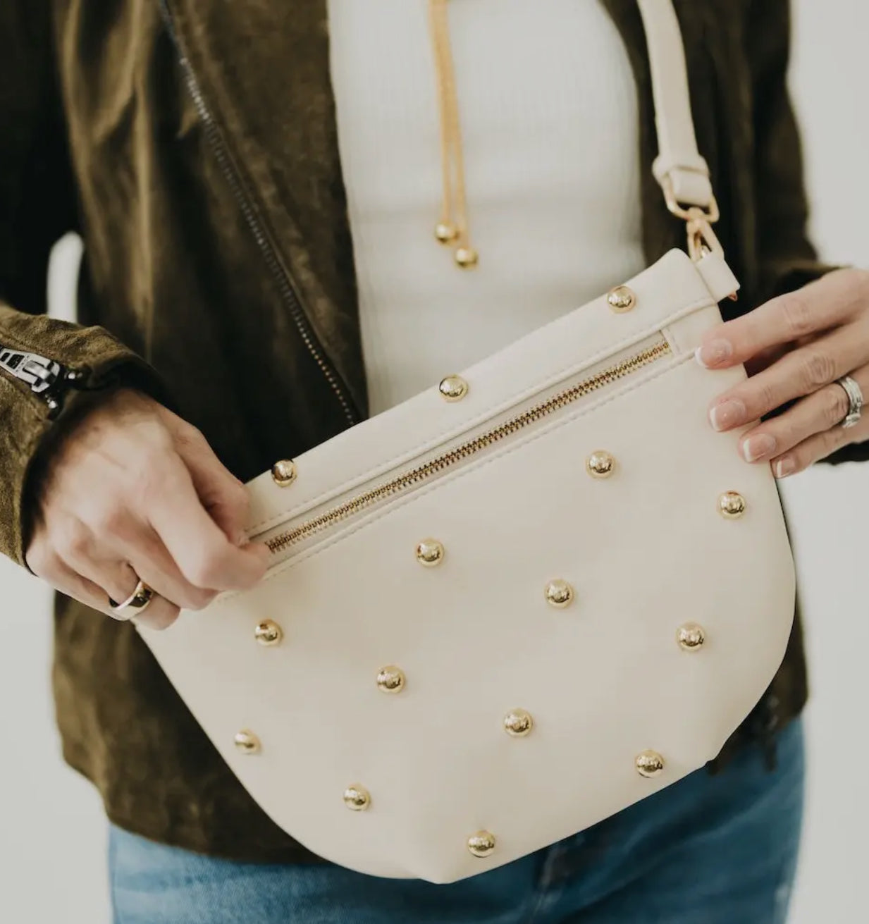 Chic Studded Westlyn Bum Bag