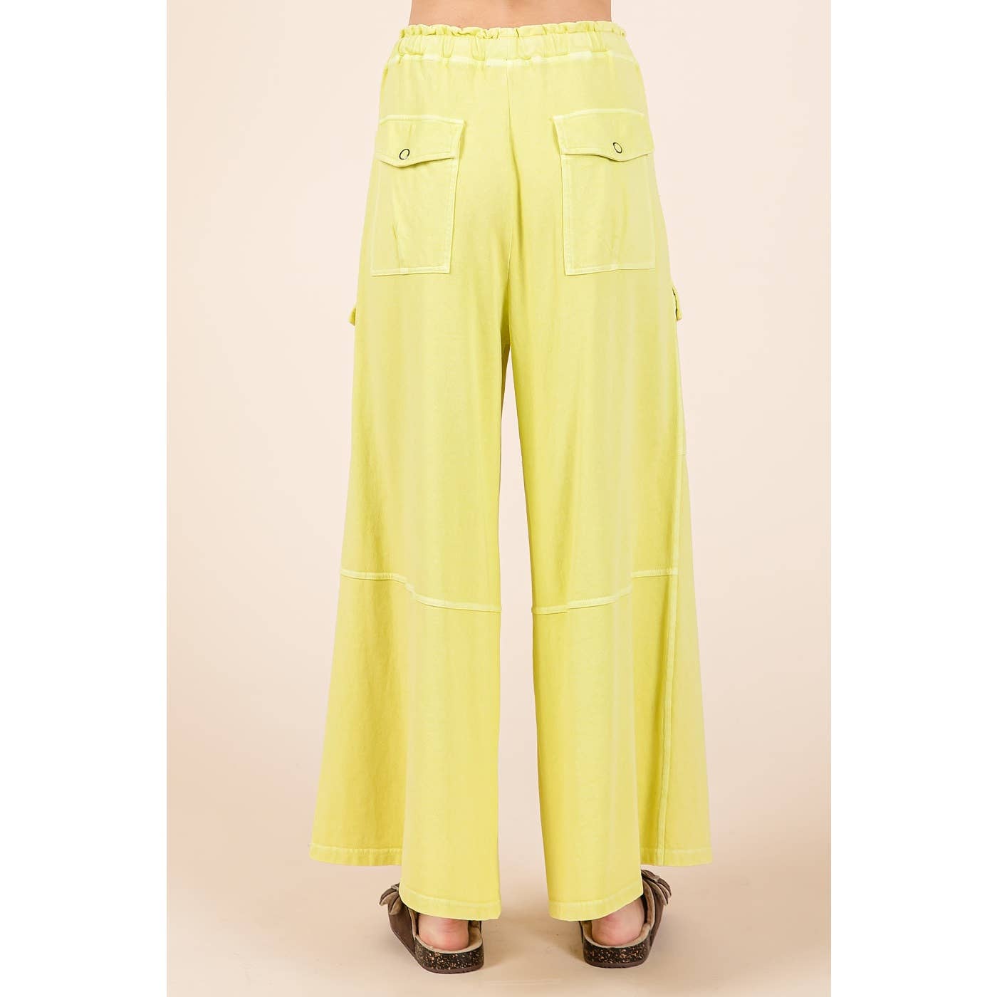 French Terry Knit Cargo Pants