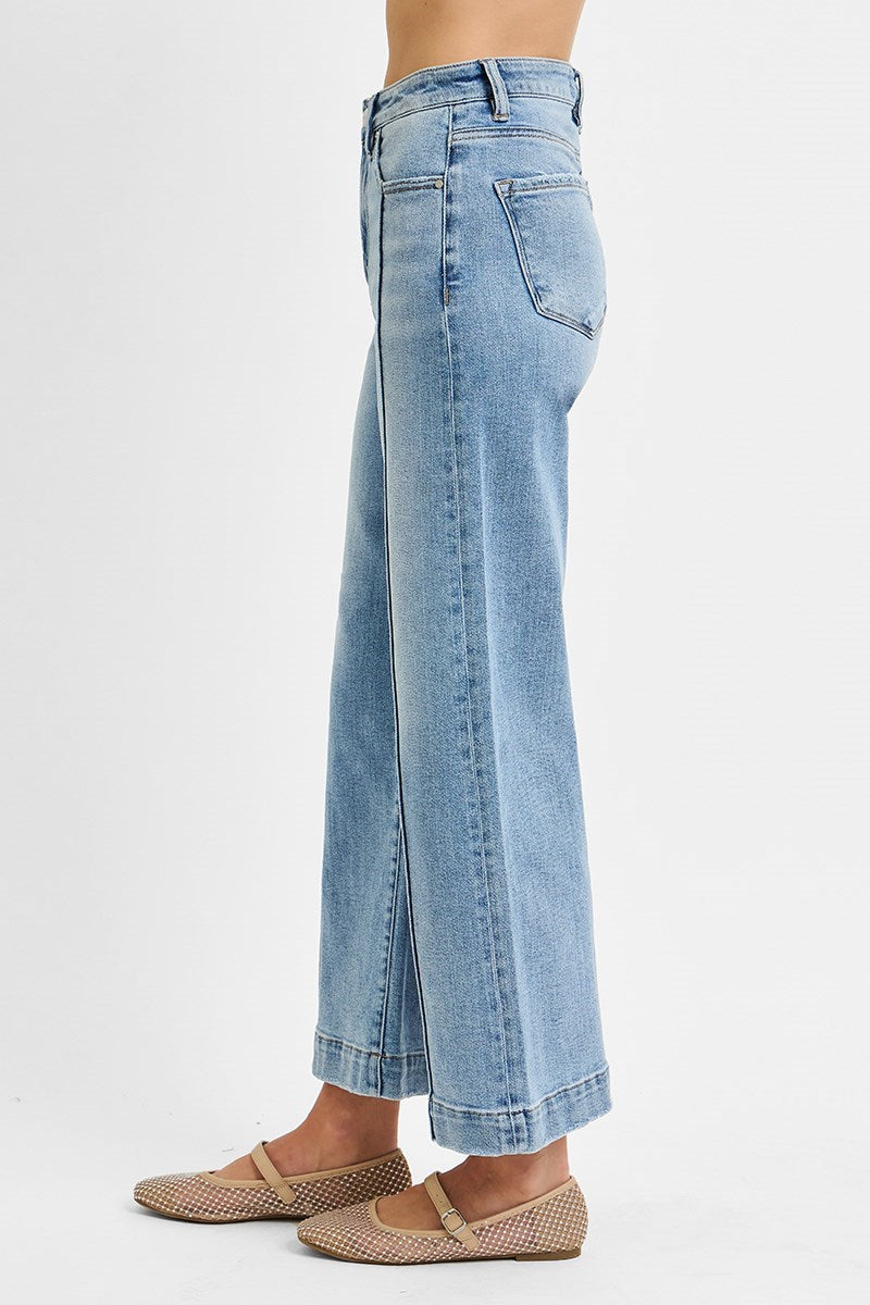 Lauren High Rise Crop Denim