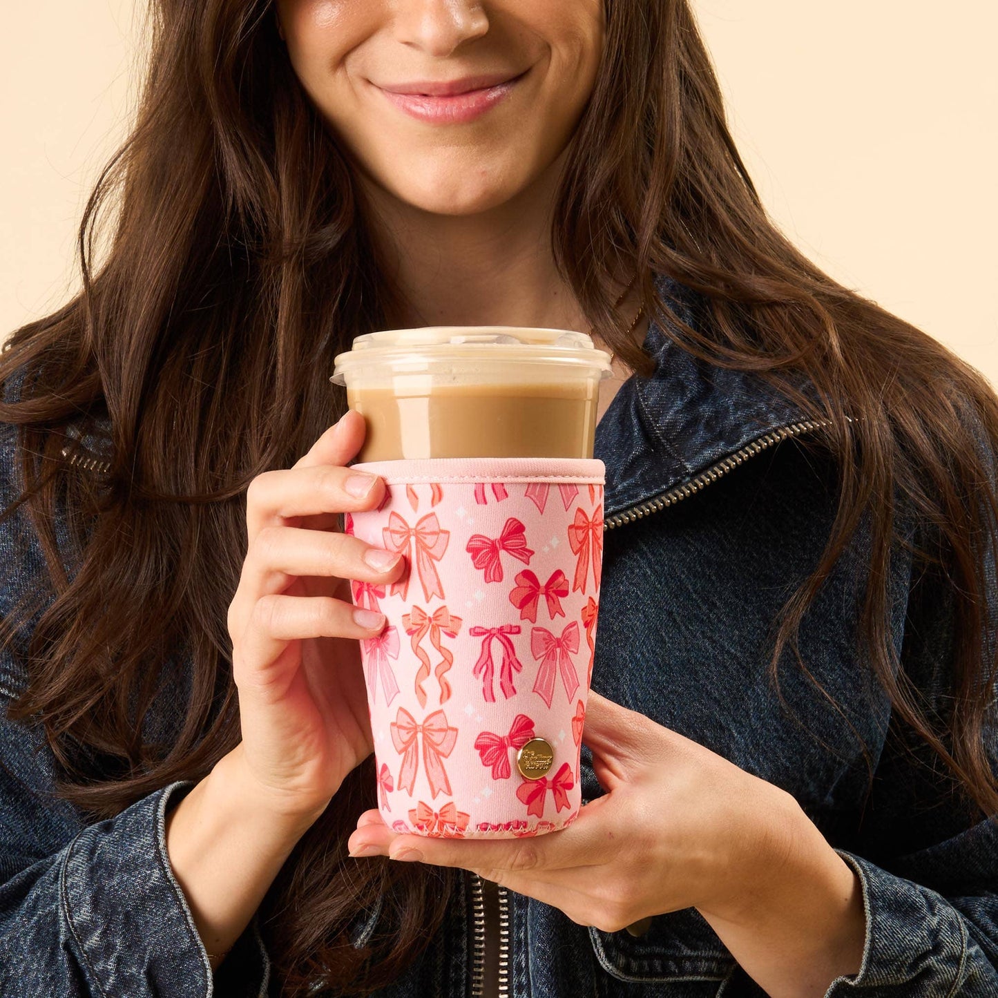 Blushing Bows Large Drink Sleeve