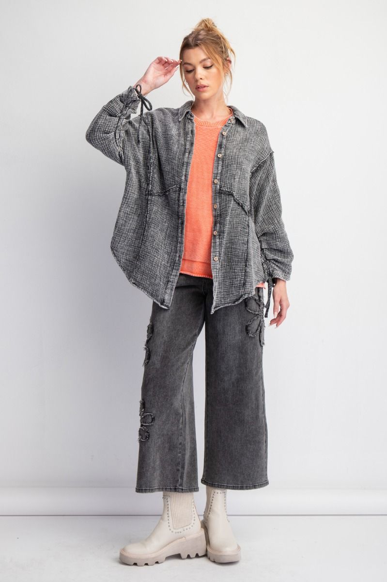 Carey Gauze Top - Plus