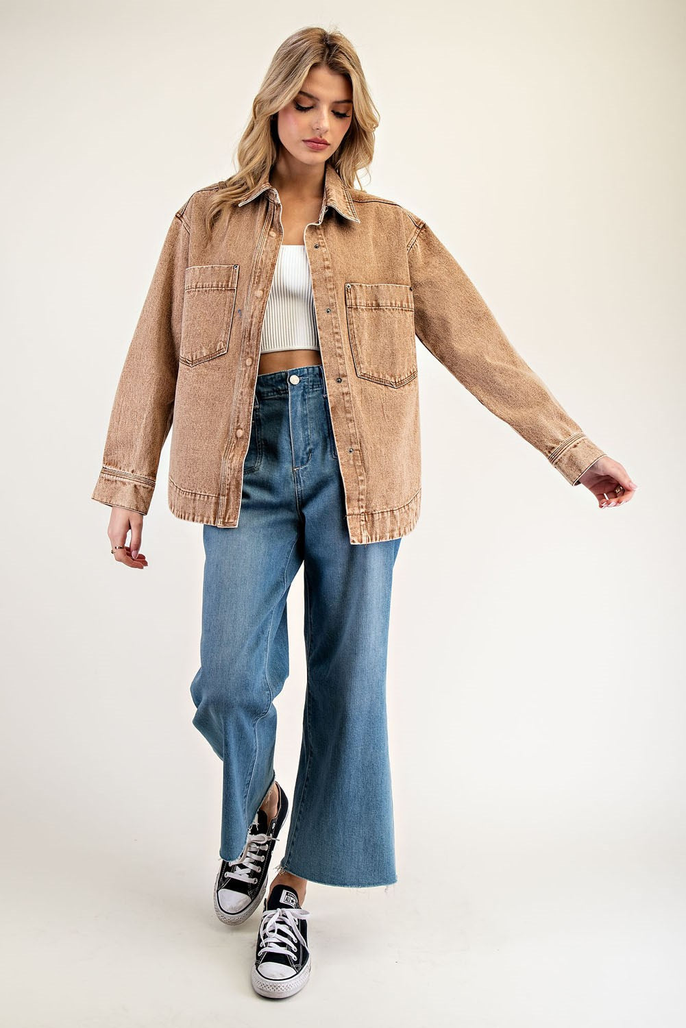 Hazelnut Denim Jacket