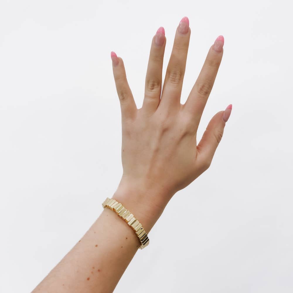 Sophia Stretch Bracelet: Silver