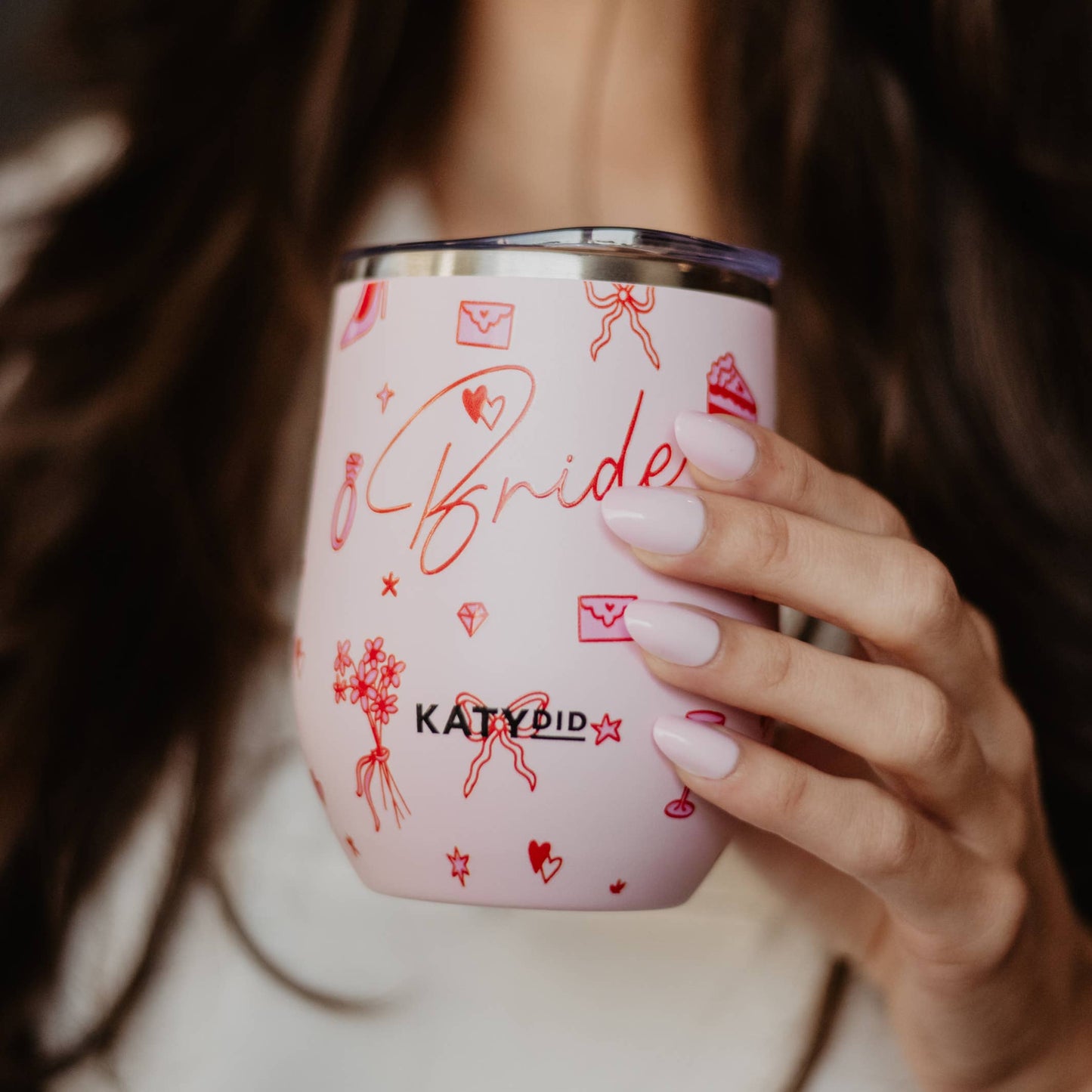 Bride Red Drawings Wine Tumbler