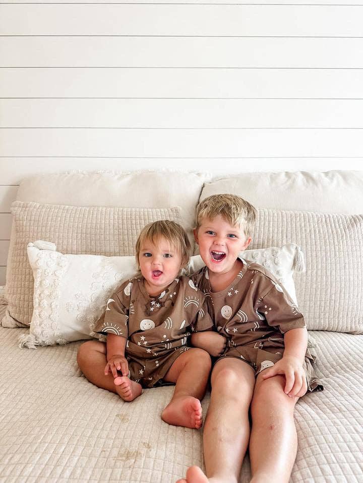 Printed Shorts Set