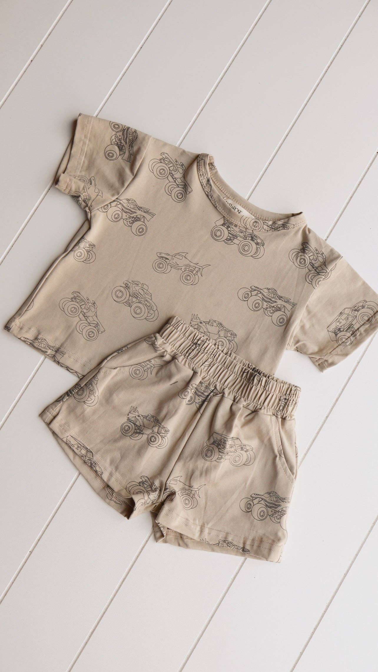 Printed Shorts Set