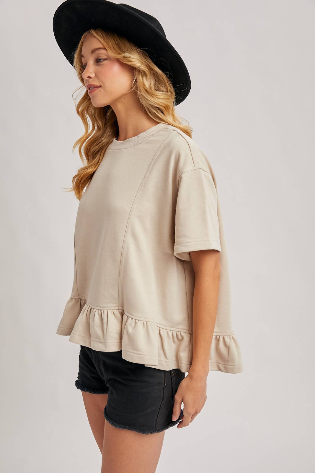 Peplum Chic Top