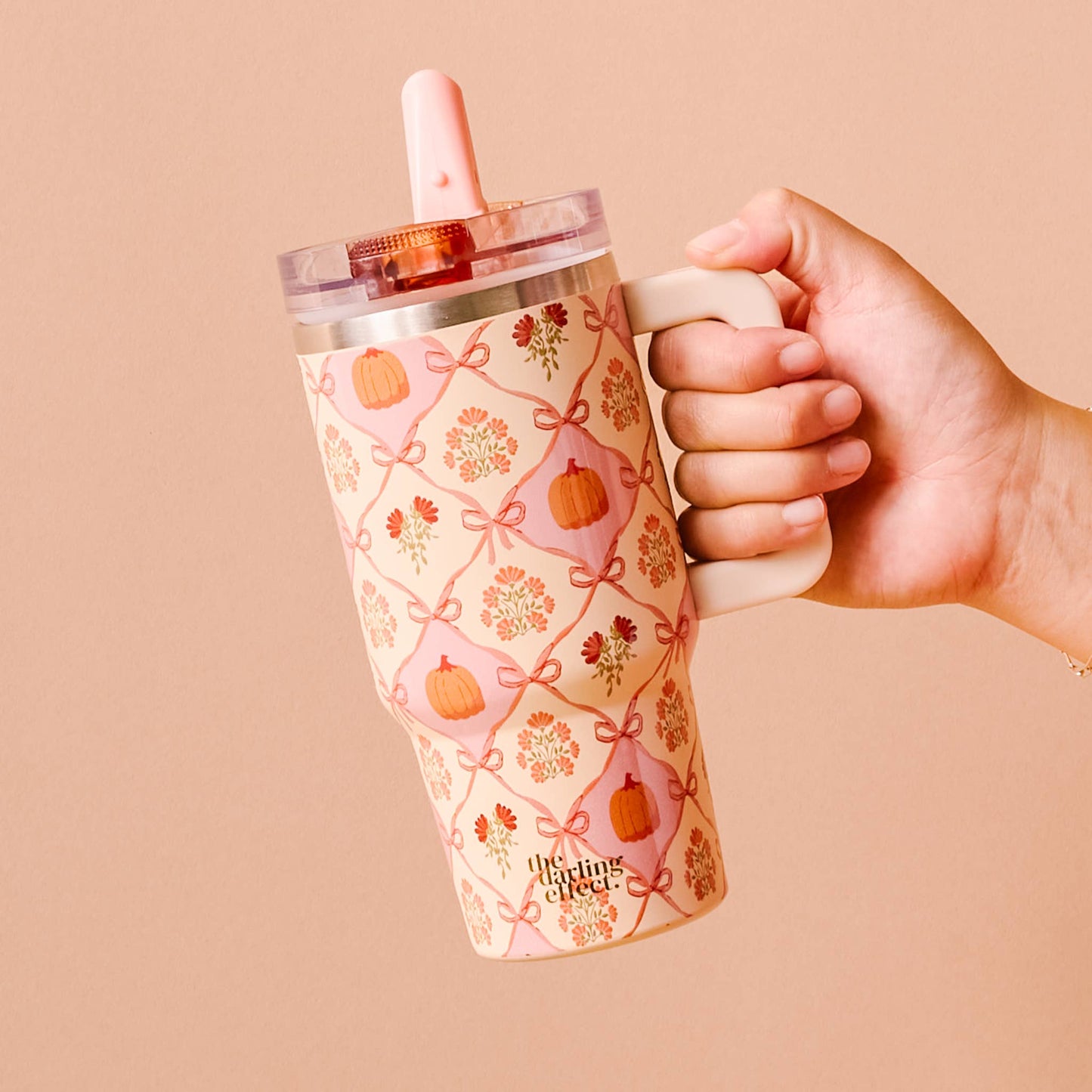 Patchwork Pumpkins 20oz Tumbler