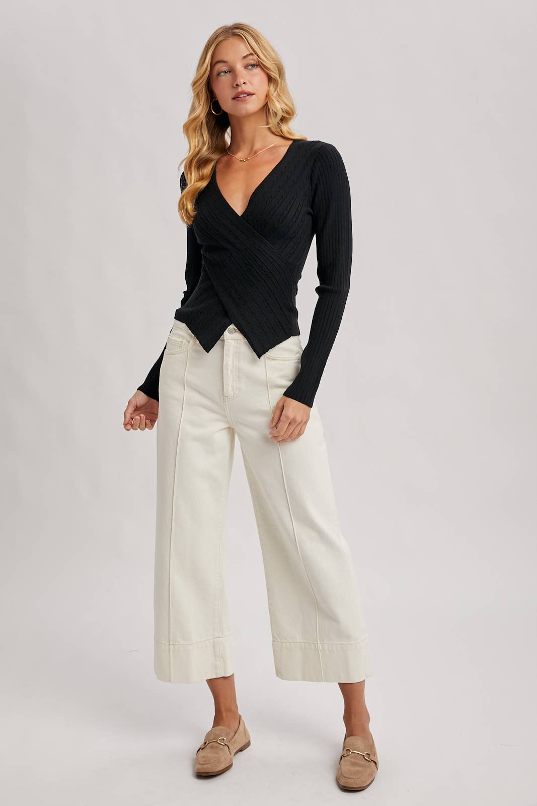 So Sophisticated Wrap Top
