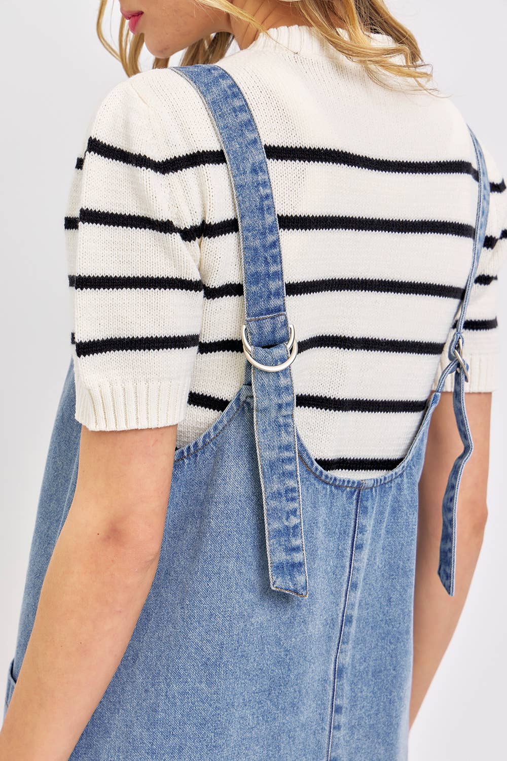 Overall Denim Dress