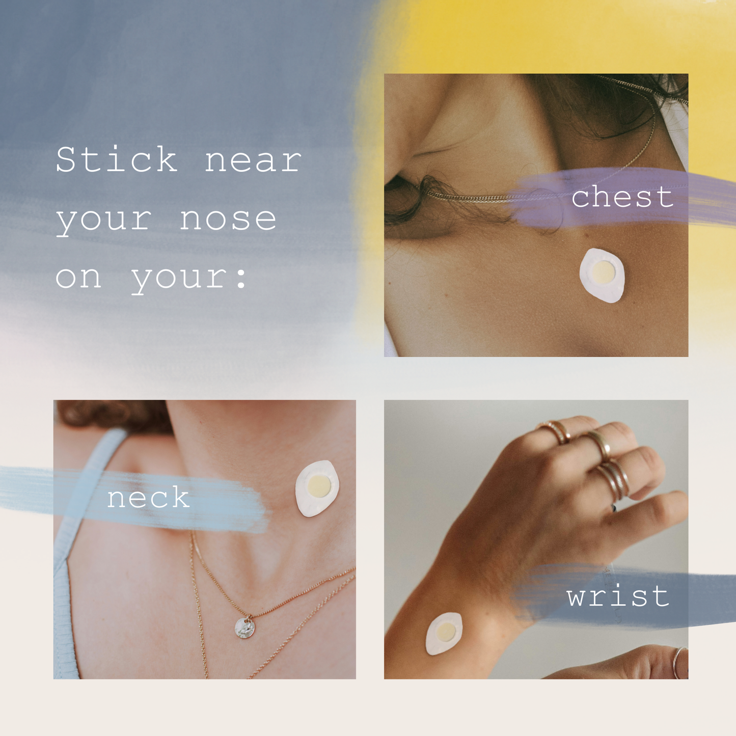 LAVENDER Relaxing Aromatherapy Inhaler Patches