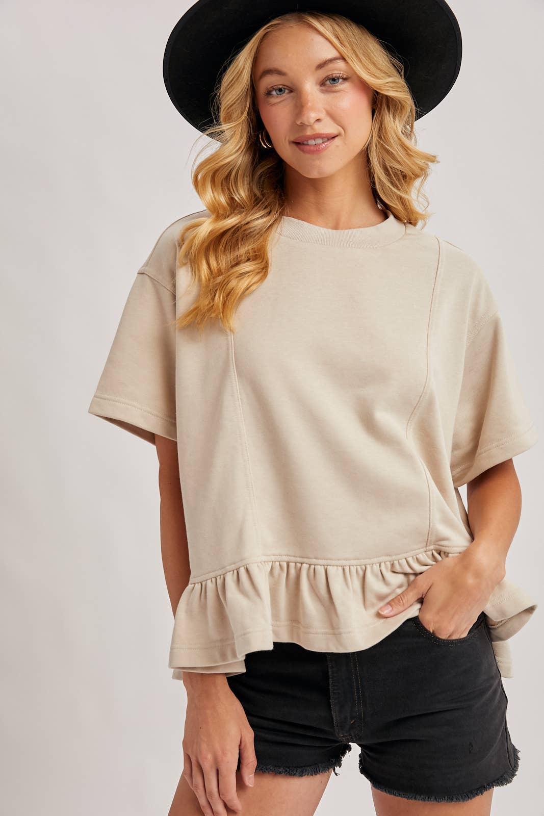 Peplum Chic Top