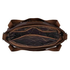 Wrangler Stitch Fringe Two Tone Crossbody