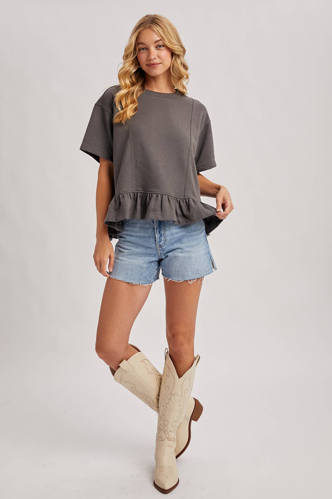 Peplum Chic Top
