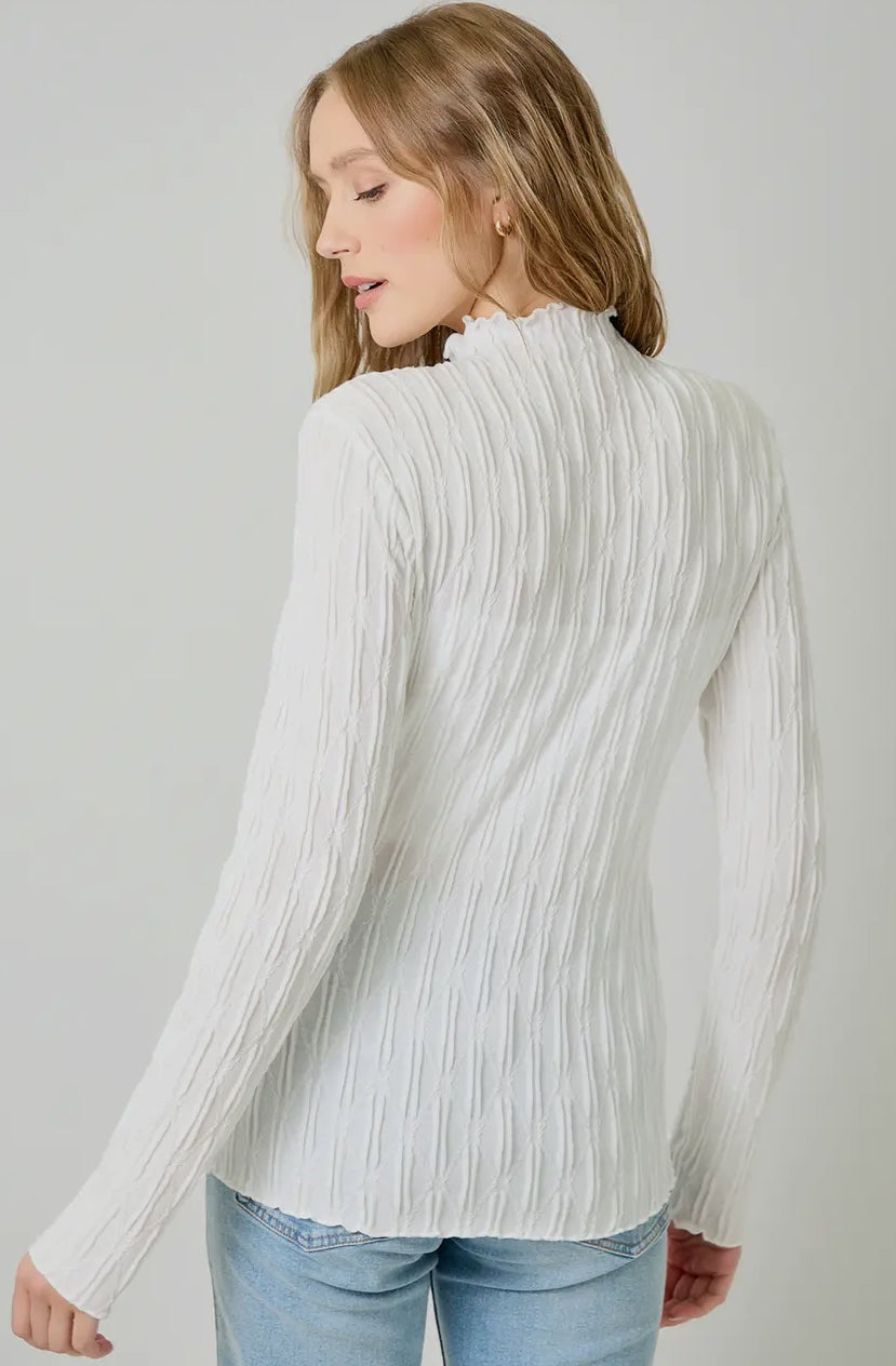 Textured Knit Top
