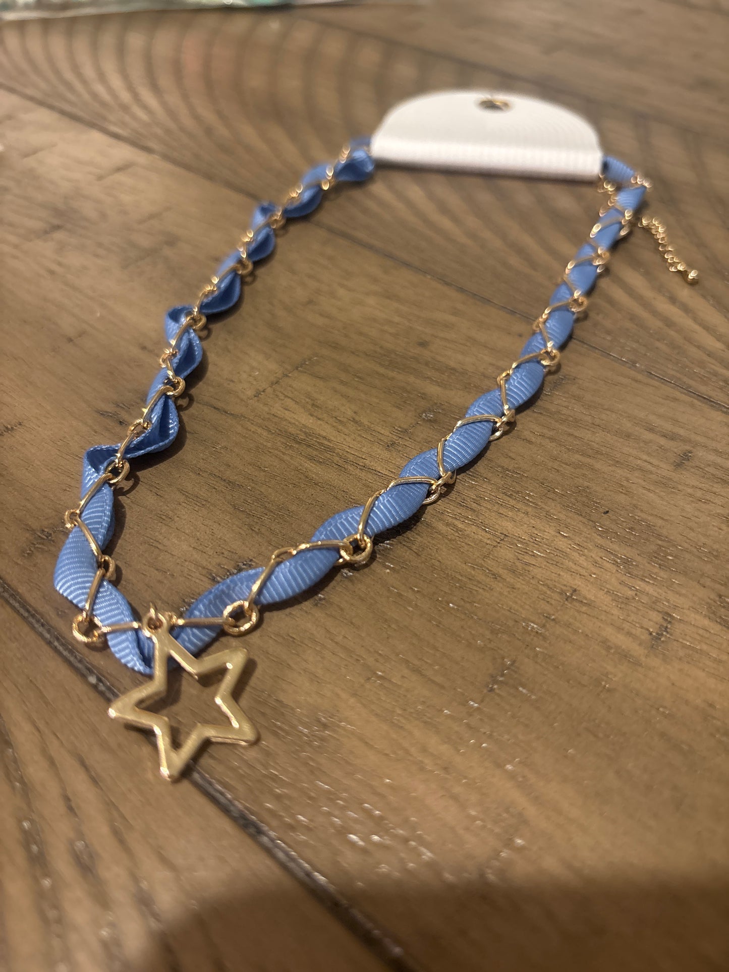 Star + Ribbon Necklace