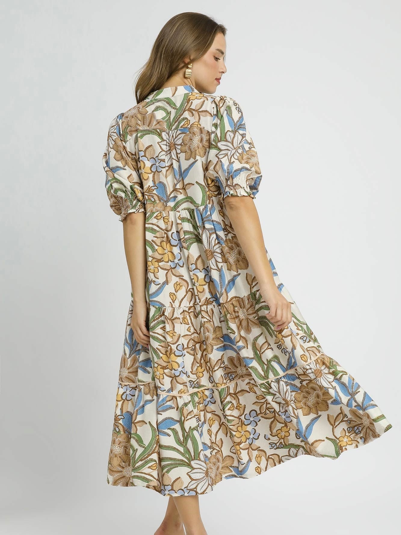 Hazel Tiered Fall Midi