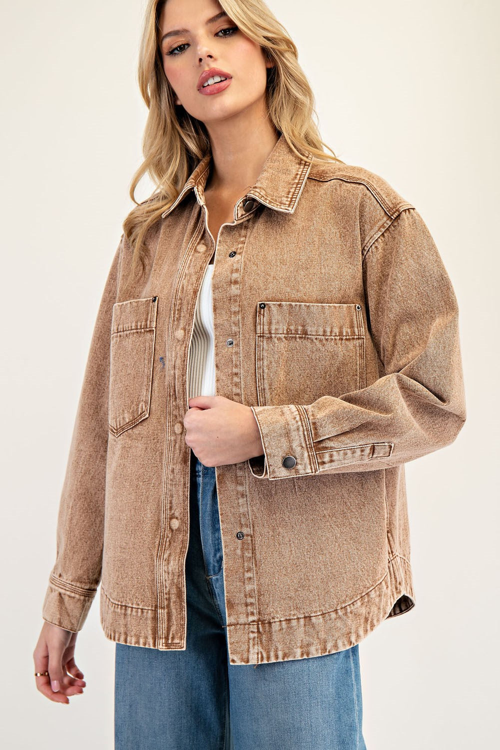 Hazelnut Denim Jacket