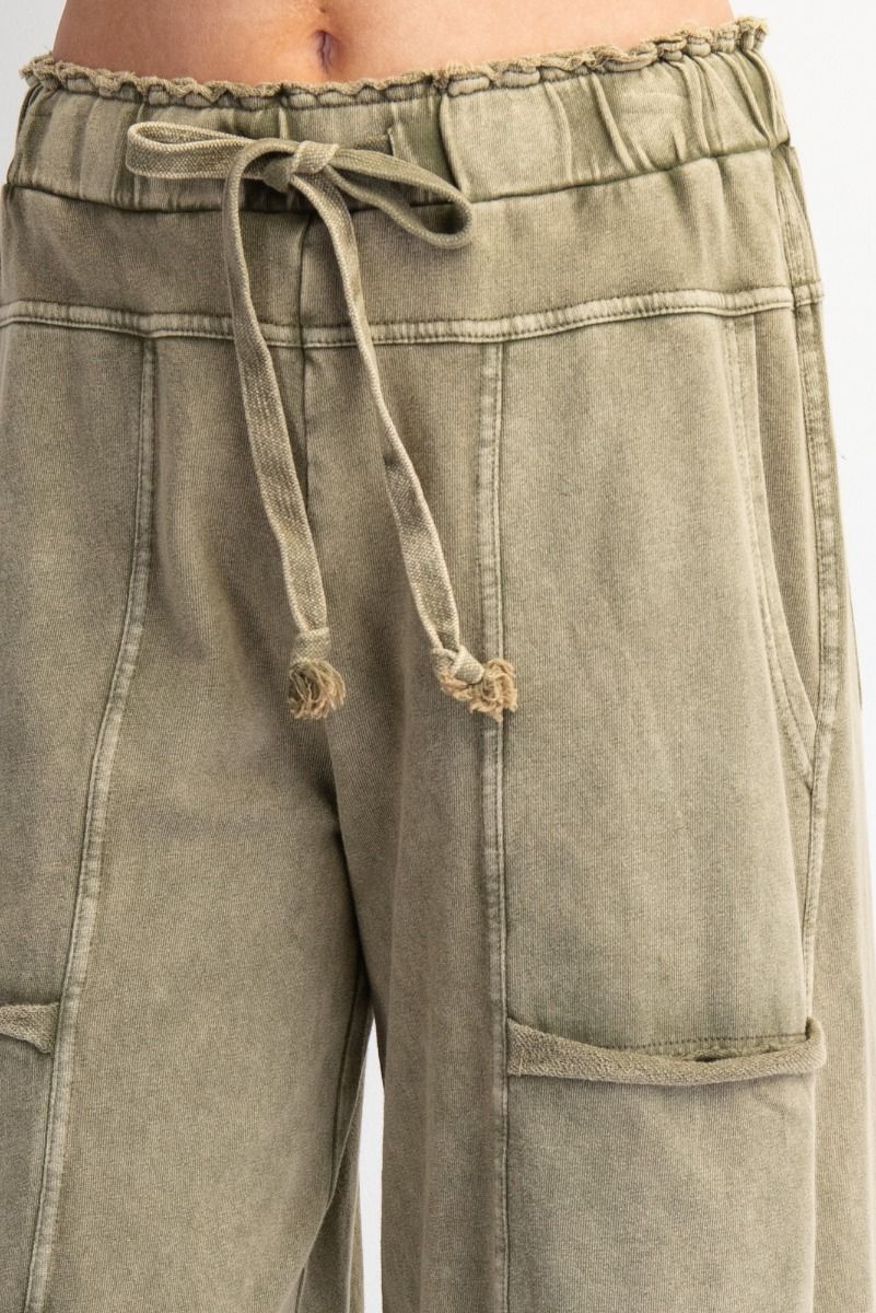 Cargo Comfy Pants - Olive