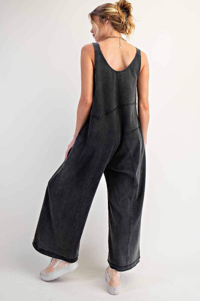 Cozy Mineral Washed Jumpsuit